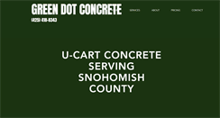 Desktop Screenshot of greendotconcrete.com
